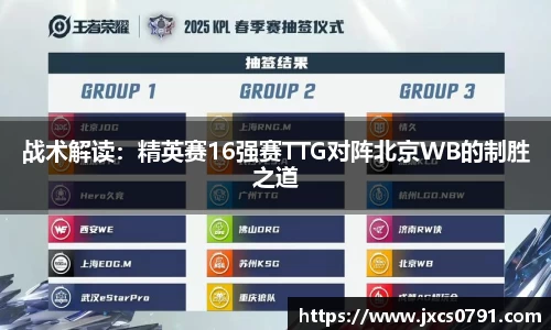 战术解读：精英赛16强赛TTG对阵北京WB的制胜之道